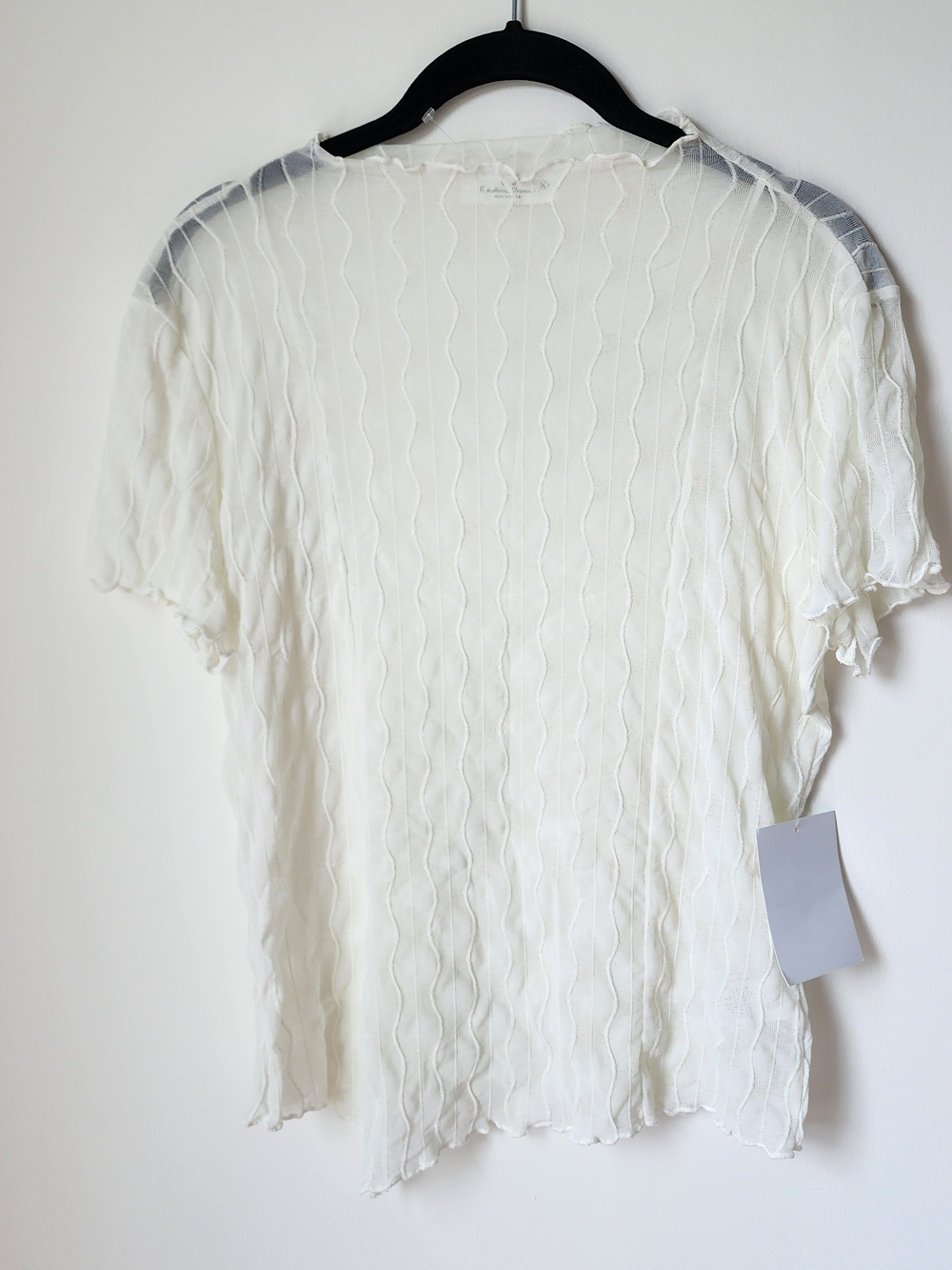 Smi Sheer Ruffle Neck Top - Picture 2 of 11